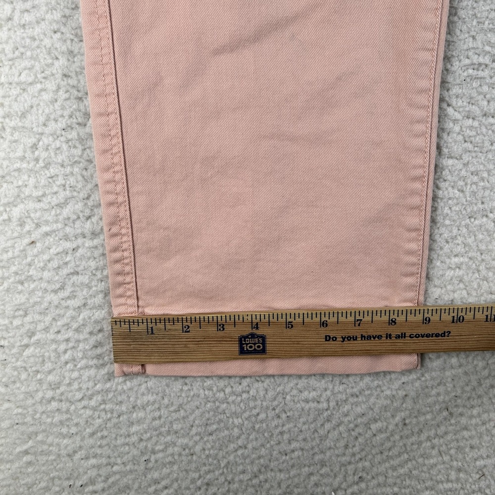 Gap Pants Womens 0 Pink High Rise Wide Leg Crop Twill Stretch Chino Spring - Picture 13 of 14